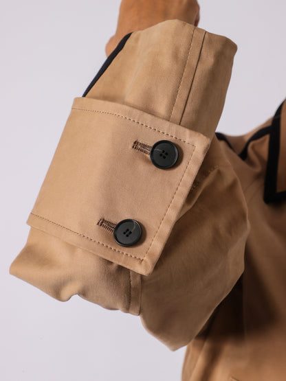 トレンチ型ショートジャケット（BRAHMIN）
