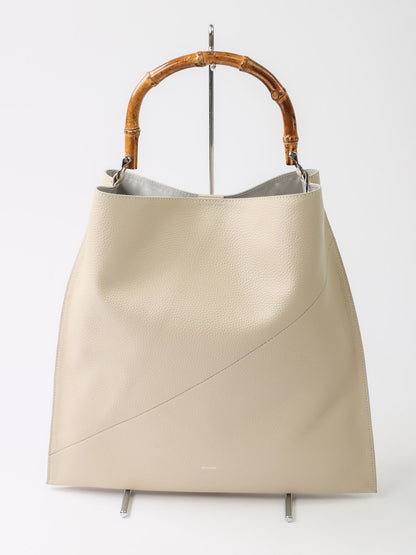 持ち手バンブーレザーバッグ（BRAHMIN)