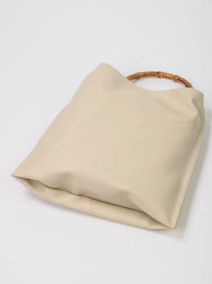 持ち手バンブーレザーバッグ（BRAHMIN)