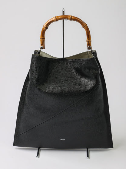 持ち手バンブーレザーバッグ（BRAHMIN)
