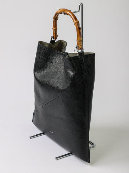 持ち手バンブーレザーバッグ（BRAHMIN)