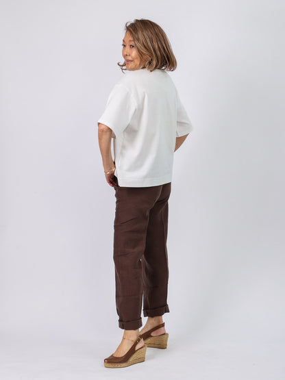 異素材ドッキングTシャツ（Mylanka）