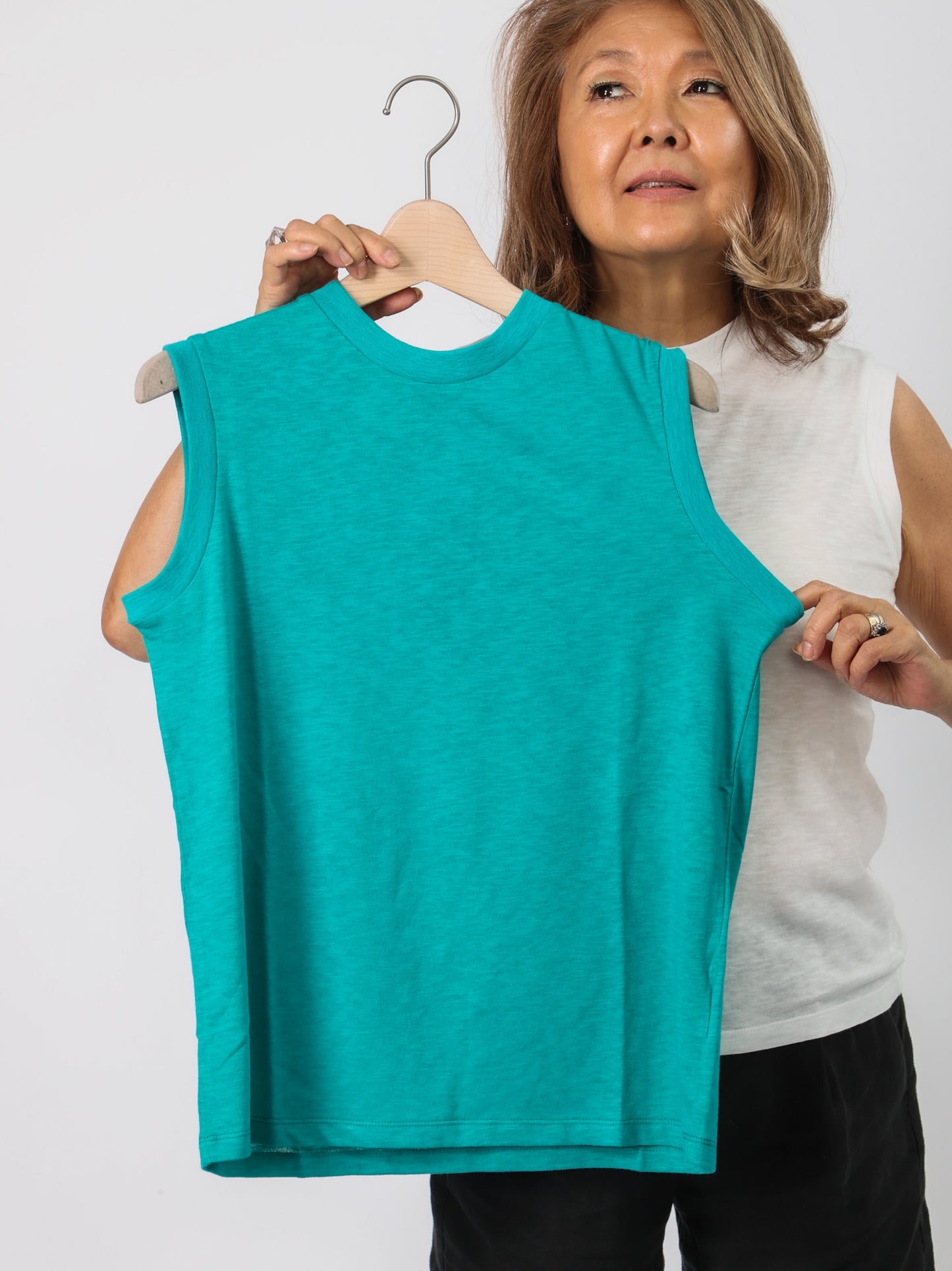 シアーノースリーブTシャツ（BRAHMIN）