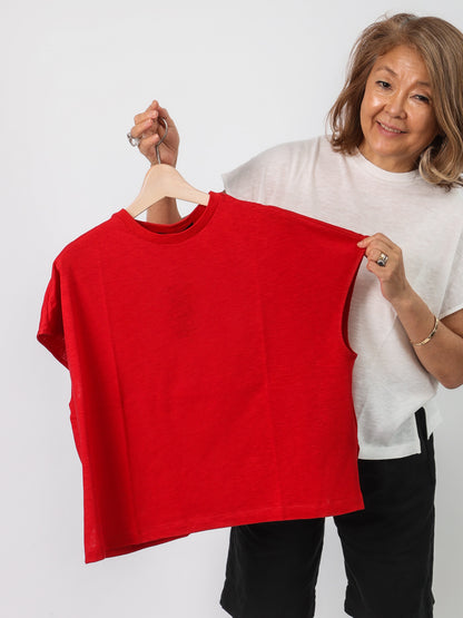 シアークロップドTシャツ（BRAHMIN）