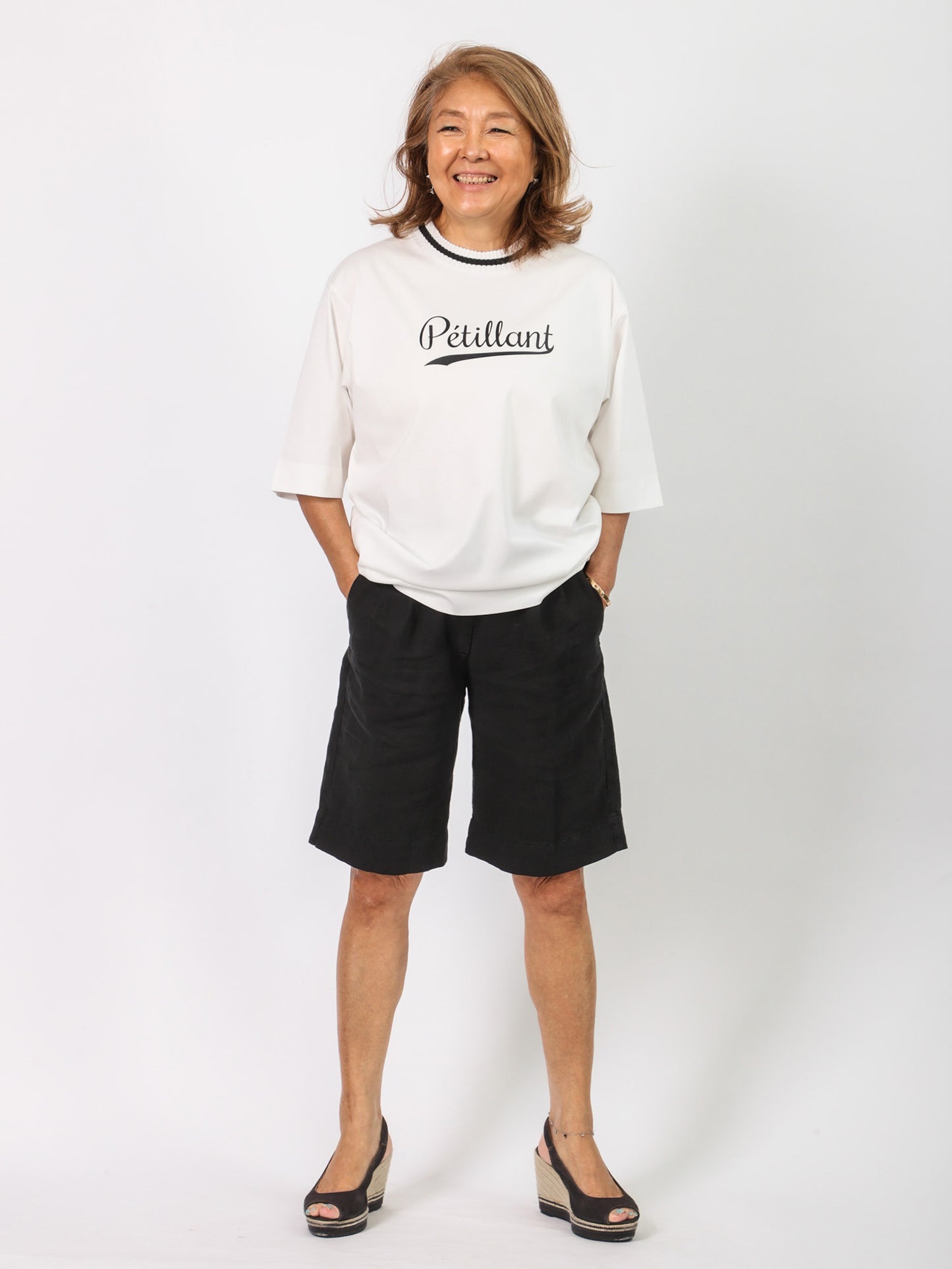 冷感素材ロゴTシャツ（BEATRICE)