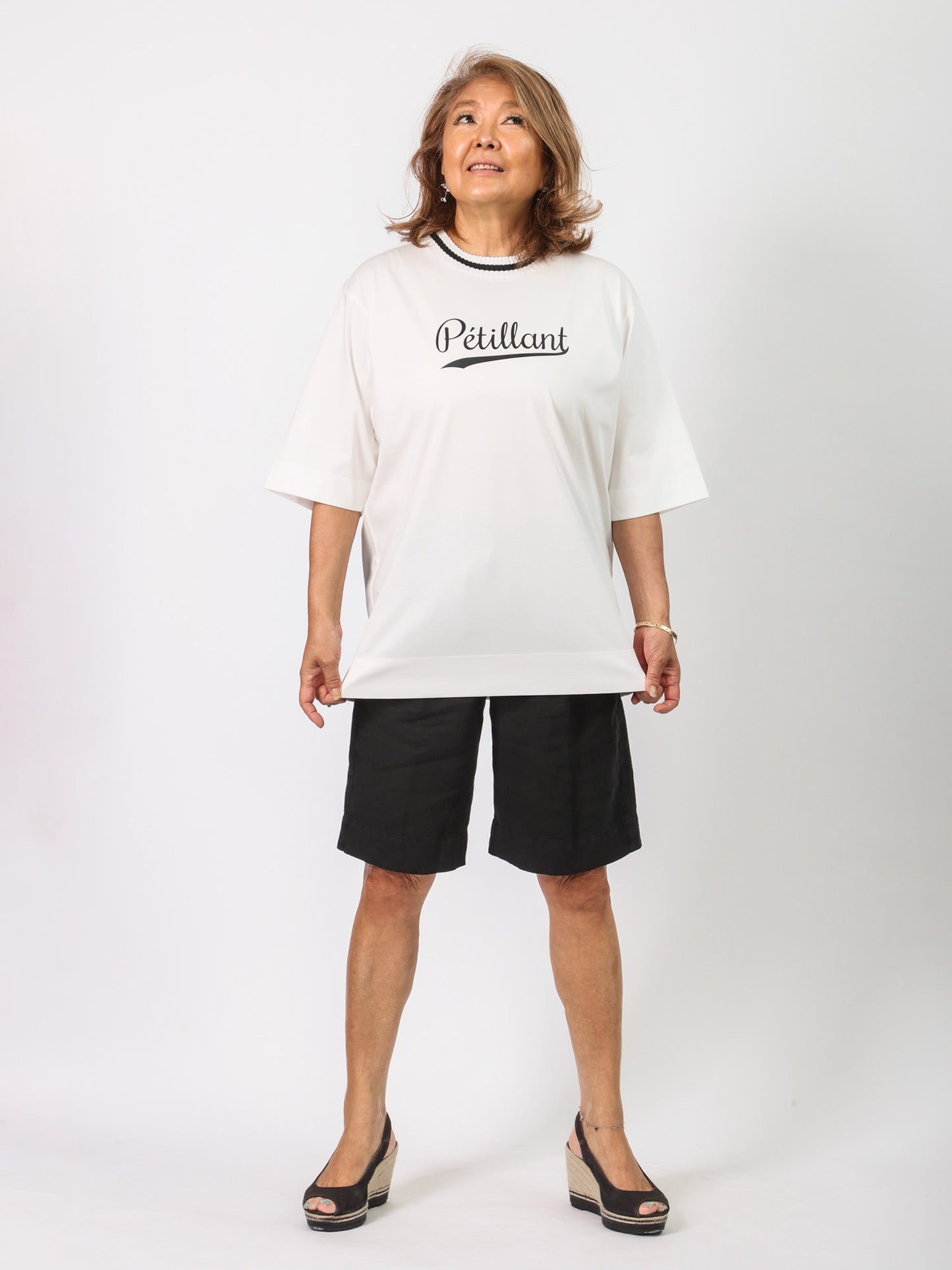 冷感素材ロゴTシャツ（BEATRICE)