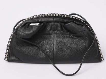 スタッズ付きレザーバッグ（BRAHMIN)