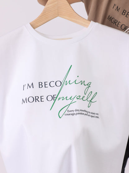 フレンチスリーブロゴTシャツ（Mylanka）