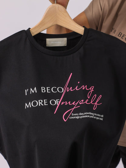フレンチスリーブロゴTシャツ（Mylanka）