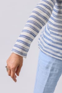 リネンボーダーTシャツ(HARTFORD)